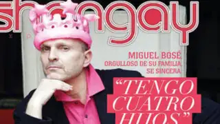 España: Miguel Bosé revela a revista gay que tiene cuatro hijos