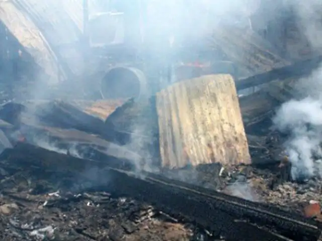 Chimbote: un muerto deja incendio en pueblo joven San Pedro