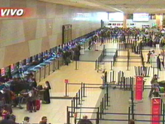 Actividades regresaron a la normalidad en el Aeropuerto Jorge Chávez