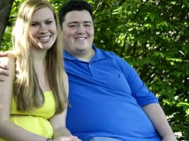 Matrimonio entre anoréxica y obeso causa sorpresa en Estados Unidos