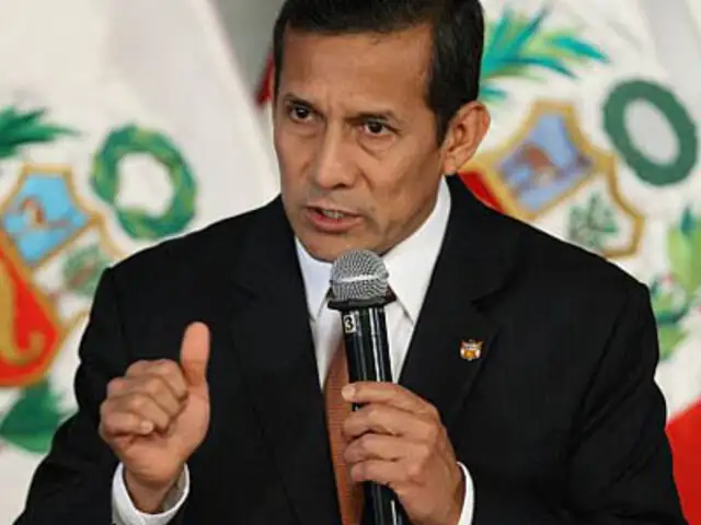 Presidente Humala: Está claro que Movadef no es un movimiento democrático