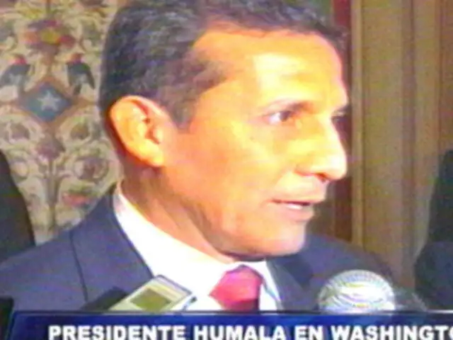 Humala: El presidente Obama tiene gran cariño por Perú y  Latinoamérica