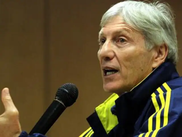 Pekerman: tengo un gran respeto por la selección del Perú