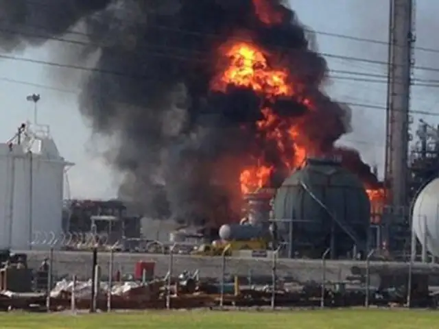 Impactantes imágenes de explosión en planta química de Luisiana