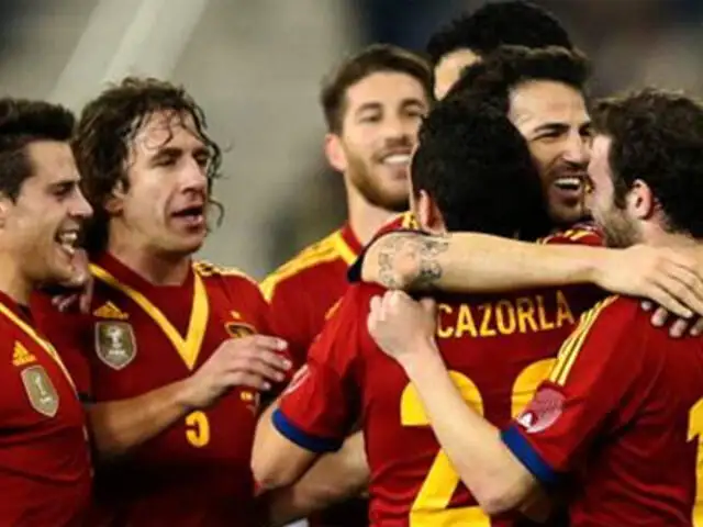 España superó sin problemas a Uruguay por 2-1 en Copa Confederaciones