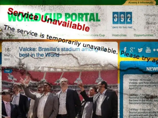 Brasil: ‘Hackean’ web oficial sobre preparativos para el Mundial 2014