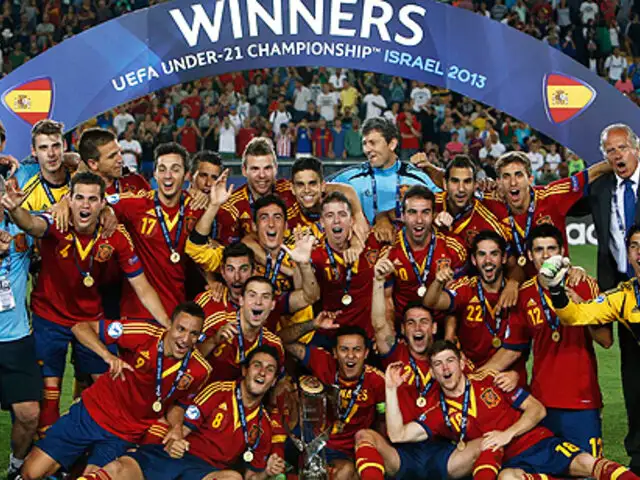 España se consagró campeón de la Eurocopa sub 21 tras derrotar 4-2 a Italia