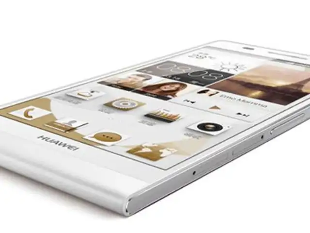 Empresa Hawei presenta el smartphone más delgado del mundo