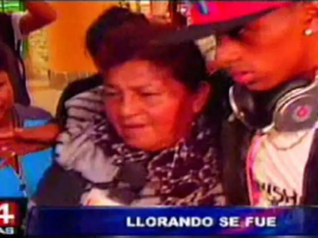 Yordy Reina se despidió entre lágrimas de su familia en Aeropuerto Jorge Chávez
