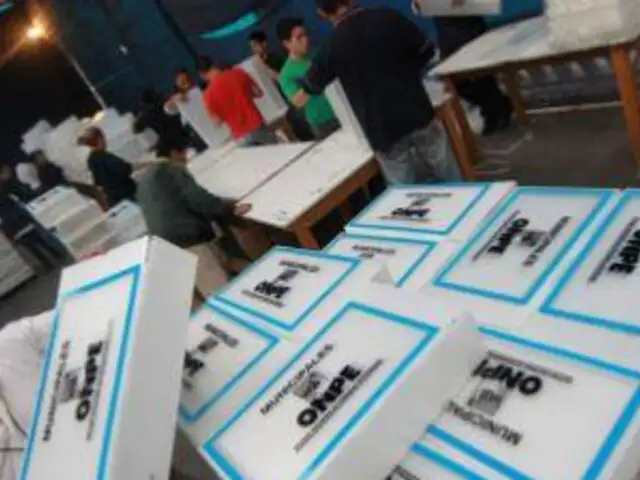 ONPE iniciará distribución de material electoral para comicios del 7 de julio