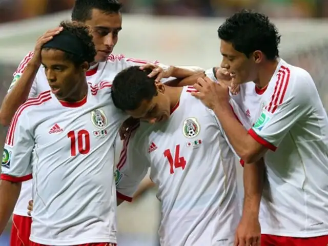 México derrotó 2-1 a Japón por la Copa Confederaciones