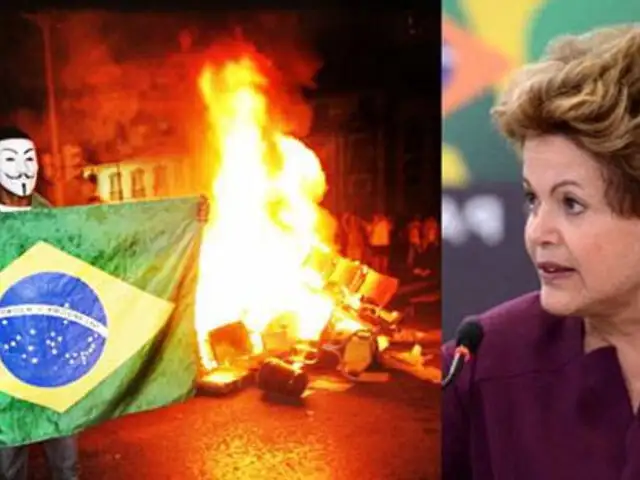 Presidenta de Brasil se reúne con manifestantes para calmar protestas