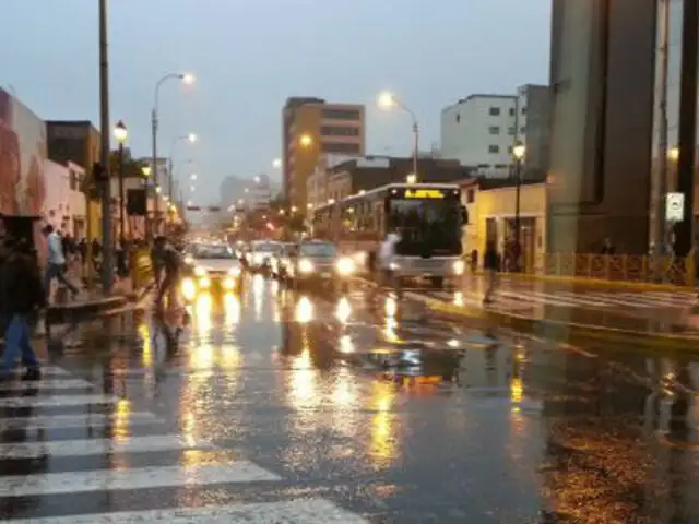 Lima y el Callao alcanzaron el 96% de humedad por lloviznas