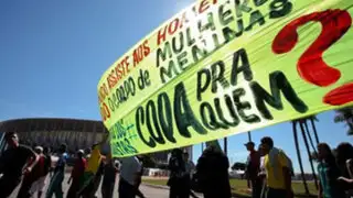 Violentas protestas opacaron triunfo brasileño en la Copa Confederaciones
