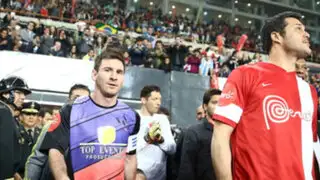Messi y compañía dieron espectacular show en duelo benéfico en Lima