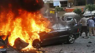 Fuerte explosión de 'cochebomba' deja 53 heridos en Líbano
