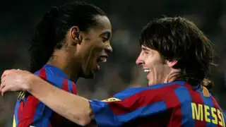 Messi: Ronaldinho fue culpable de que Barcelona sea el mejor equipo del mundo