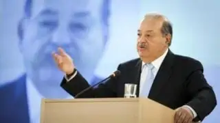 Magnate Carlos Slim: "En 10 ó 15 años el Perú saldrá del subdesarrollo"