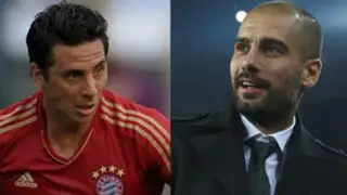 Pizarro y Guardiola juegan "camotito" durante entrenamientos del Bayern
