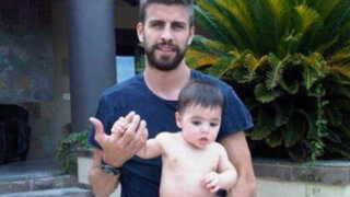 Cantante Shakira publica una tierna foto de su hijo Milan al desnudo