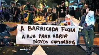 Brasil: violentas protestas en Río a pocos días de la llegada del Papa