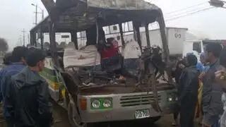 Cuarenta heridos tras aparatoso choque entre ómnibus y tráiler en el Callao