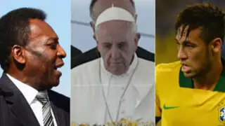 Pelé, Zico y Neymar darán bienvenida al Papa Francisco en Brasil