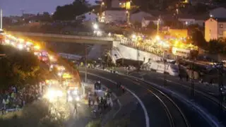 Jornada de muerte en España: al menos 77 fallecidos tras accidente ferroviario