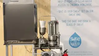 Unicef crea una máquina para convertir el sudor en agua potable