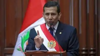 Presidente Humala pide no malgastar el canon minero en obras faraónicas