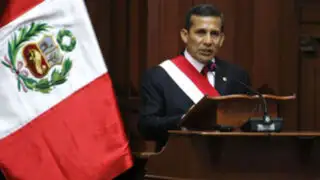 Presidente Ollanta Humala dio su mensaje a la Nación por 28 de julio