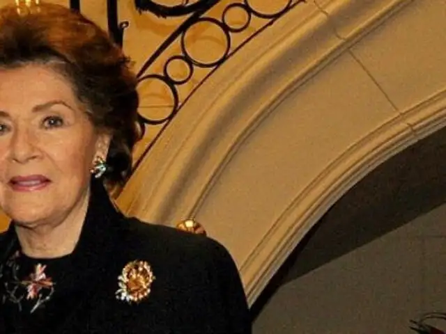 Falleció esposa del ex candidato presidencial Javier Pérez de Cuéllar