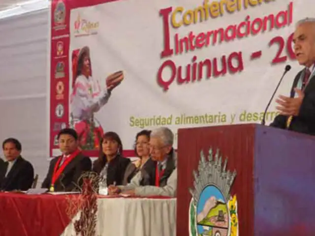 Culminó con éxito Primera Conferencia Internacional de la Quinua en Áncash