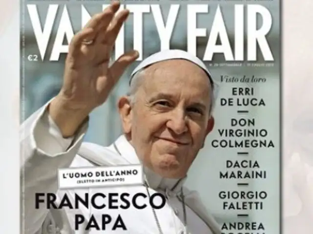 El Papa Francisco es elegido ‘hombre del año’ por la revista Vanity Fair