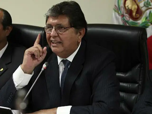 García: Mucho mejor si el Perú se entera de mis respuestas a la Megacomisión