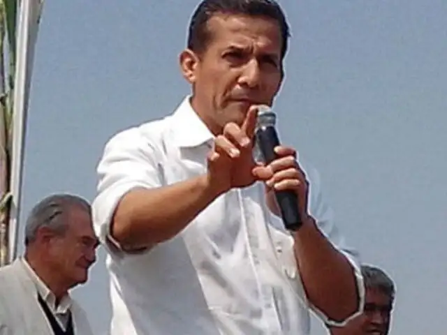 Presidente Humala inaugura obras de mejoramiento de avenida Perú