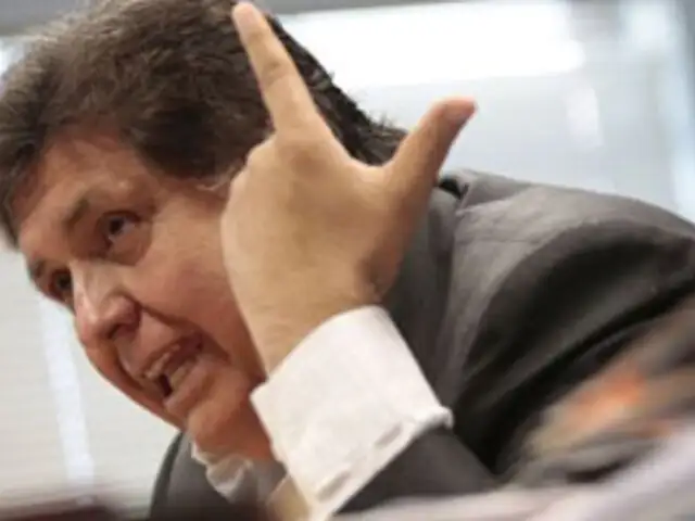 Apristas exigen expulsión de Alan García por llamar "cojudo" a Haya de la Torre