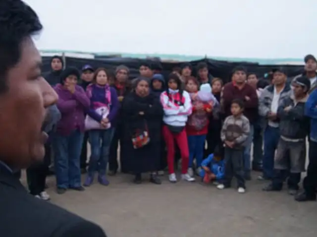 Pobladores de Huarochirí denuncian que sujetos armados intentan desalojarlos
