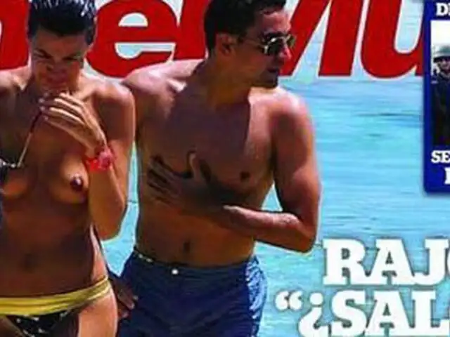 Esposa de futbolista Xavi Hernández fue captada haciendo topless