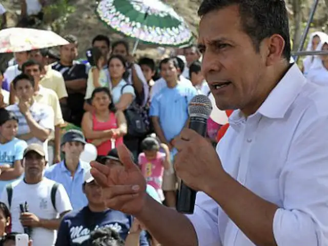 Presidente Humala garantiza que no se bajará la guardia frente al terrorismo