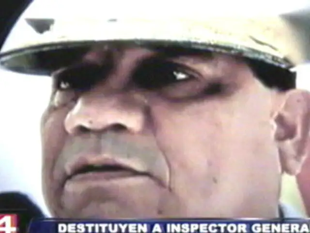Destituyen a inspector de la Policía por actos de corrupción en comisaría de Cajamarca