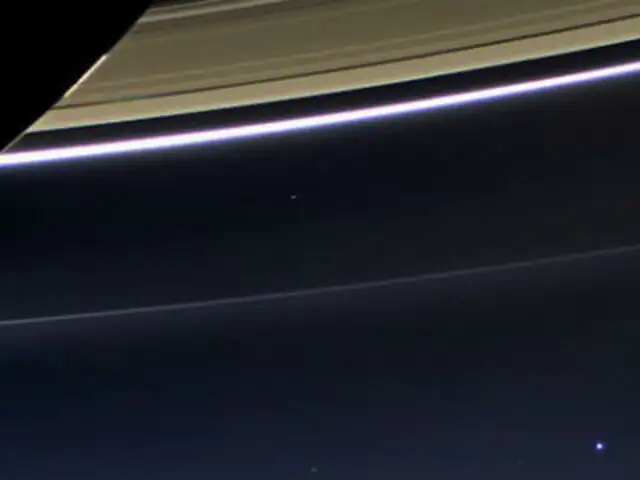 Estados Unidos: Nasa publica fotografías de la Tierra vista desde Saturno