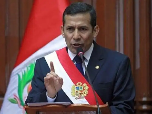 Humala asegura que mensaje a la Nación será rendición de cuentas sin sobresaltos