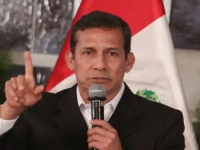 Ollanta Humala descartó muertos tras sismo y aseguró que todo está bajo control