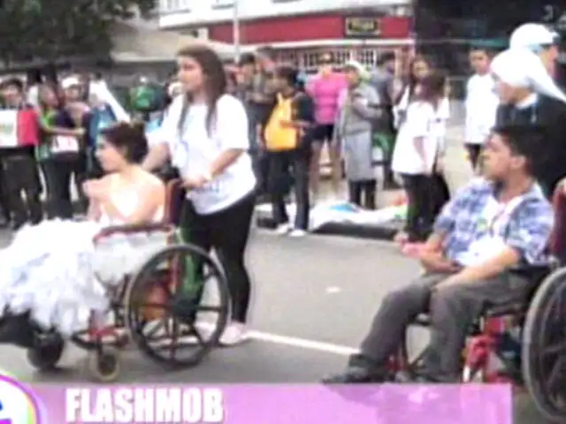 Niños peruanos de 'Yo Puedo' sorprendieron a brasileños con flashmob en JMJ