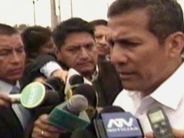 Ollanta Humala: Trabajemos para que más gente pobre pase a la clase media
