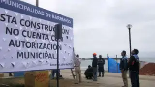 Municipalidad de Barranco paraliza construcción de muelle en Costa Verde