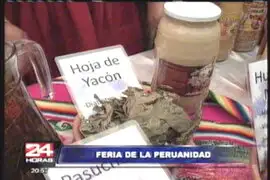 Feria de la Peruanidad ofrece efectivos medicamentos naturales