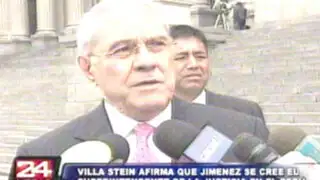 Villa Stein: Jiménez se cree el superintendente de la justicia en el Perú
