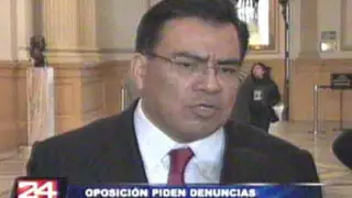 Oposición exige denuncia constitucional contra premier Jiménez